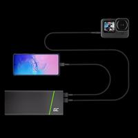 Green Cell KABGC25 USB-kabel 0,3 m USB A USB C Zwart - thumbnail