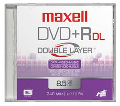 Maxell DVD+R DL 8,5GB 240Min 8x Cakebox (10 schijfjes)