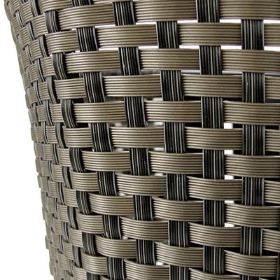 Rixen & Kaul klickfix structura plastic basket with handle - bronze