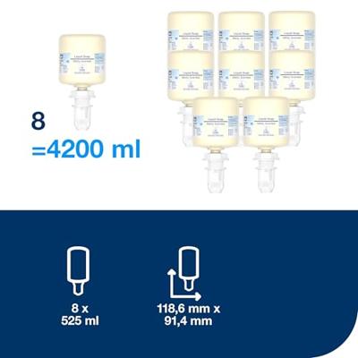 Handzeep tork s5 premium vloeibaar 525ml mild | 8 stuks Handzeep tork s5 premium vloeibaar 525ml mild | 8 stuks