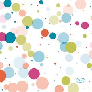 Duni servetten festive bubbles 24x24cm