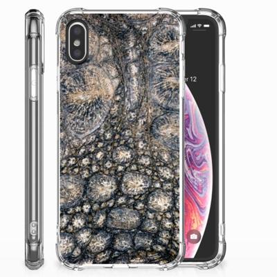 Apple iPhone X | Xs Case Anti-shock Krokodillenprint Apple iPhone X | Xs Case Anti-shock Krokodillenprint
