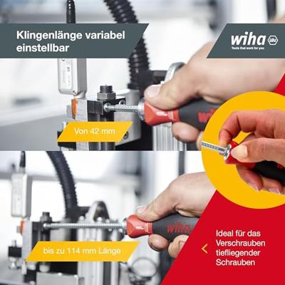 Wiha Set precisieschroevendraaiers | 11-delig | sleuf / PH / TX / 6-kant | 1 stuk - 27820 - 27820 - thumbnail