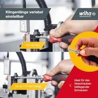 Wiha 269 T11 01 Wisselklingset 11-delig Plat, Kruiskop Phillips, Binnen-Torx, Inbus Werkplaats - thumbnail