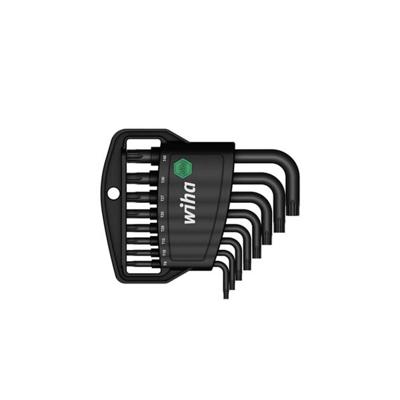 Wiha 36461 Binnen-Torx Haakse schroevendraaierset T 9, T 10, T 15, T 20, T 25, T 27, T 30, T 40 8-delig