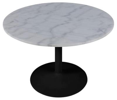 Sohome Ronde Eettafel 'Rune' 110cm, kleur Wit Marmer Sohome Ronde Eettafel 'Rune' 110cm, kleur Wit Marmer