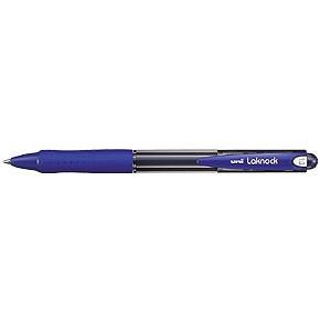 Uni-ball balpennen Laknock schrijfbreedte 0,4 mm, schrijfpunt: 1 mm, medium punt, blauw Uni-ball balpennen Laknock schrijfbreedte 0,4 mm, schrijfpunt: 1 mm, medium punt, blauw