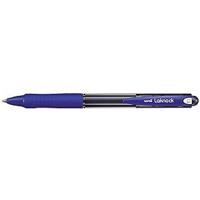 Uni-ball balpennen Laknock schrijfbreedte 0,4 mm, schrijfpunt: 1 mm, medium punt, blauw - thumbnail