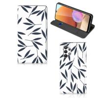 Samsung Galaxy A32 4G | A32 5G Enterprise Editie Smart Cover Leaves Blue - thumbnail