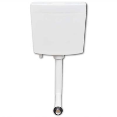 Toiletstortbak met watertoevoer onderin 3/6 L wit
