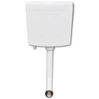 Toiletstortbak met watertoevoer onderin 3/6 L wit - thumbnail