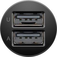 USB A autolader + USB A naar C kabel - thumbnail