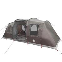 VidaXL Tunneltent 4-persoons waterdicht bruin - thumbnail