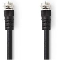 Satelliet- en Antennekabel | F Male - F Male | 1,5 m | Zwart - thumbnail