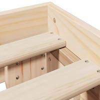 Bedframe zonder matras massief grenenhout 120x190 cm - thumbnail