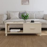 Salontafel HAMAR 100x55x35 cm massief grenenhout honingbruin - thumbnail