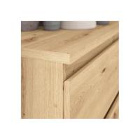 CHELSEA ladekast 3 laden - 77,2 cm - Artisanaal eiken decor - thumbnail