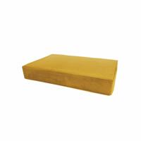 Madison Orthopedisch Kussen Velvet Geel S - thumbnail