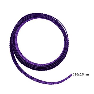 Vaessen Creative • aluminiumdraad triangle embossed 2.8mmx5m lilac