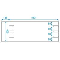 DAP Flightcase voor 12x Sunstrip Active - thumbnail