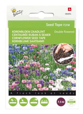 Zaadband korenbloem gemengd 7 5 m zaden Thema Series - Tuinplus