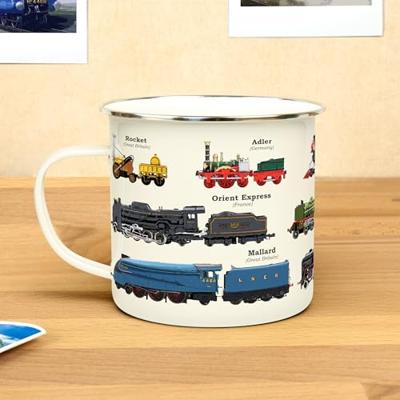 Gift Republic Trein - Emaille Mok