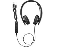 Lenovo Gen 2 On Ear headset Kabel Stereo Zwart Ruisonderdrukking (microfoon) Microfoon uitschakelbaar (mute) Telefoon - thumbnail
