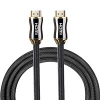 1m metalen Body HDMI 2.0 High Speed HDMI 19 Pin Male naar HDMI 19 Pin Male connectorkabel - thumbnail