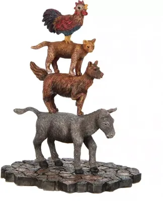 Kerstfiguur Efteling Bremer Stadsmuzikanten Luville - Luville