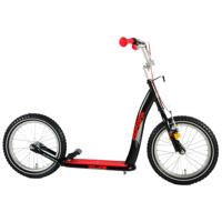 Volare step - jongens en meisjes - 16 inch - zwart/rood - thumbnail