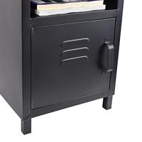 Urban Interiors Nachtkastje 'Mira' 35 x 35cm, kleur Zwart - thumbnail