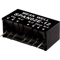 MEAN WELL SPAN02A-03 DC/DC-convertermodule 500 mA 2 W Aantal uitgangen: 1 x Inhoud 1 stuk(s) - thumbnail