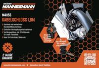 Brüder Mannesmann Kabelslot Zwart Sleutelslot - thumbnail