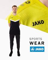 JAKO 6324 Polo Iconic - Zwart/Zachtgeel - S - thumbnail