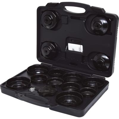 KS Tools NEW-49386 3/8 oliefiltersleutelset, 16-delig KS Tools NEW-49386 3/8 oliefiltersleutelset, 16-delig