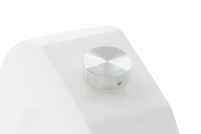 Hoofdtafel DKD Home Decor Wit Transparant Hout Kristal Hout MDF 110 x 60 x 45 cm