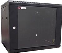 WP Rack WPN-RWB-06605-B Wandbehuizing Glasdeur 6U Zwart - 600x370x500mm (BxHxD) - thumbnail