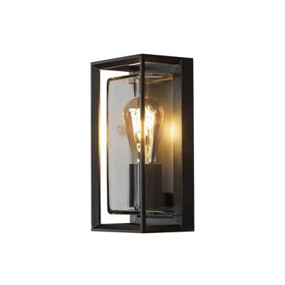 Konstsmide Brindisi schwarz 7885-750 Buitenlamp (wand) E27 Zwart
