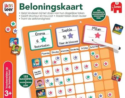 Jumbo ik leer beloningskaart educatief spel