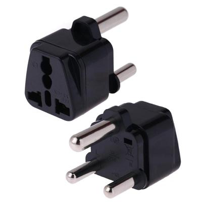 Draagbare universele aansluiting op (grote) Zuid-Afrika Plug Power Adapter reislader (zwart)
