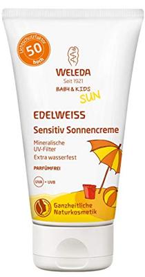Weleda Edelweiss zonnecreme gevoelige huid SPF50 50 Milliliter Weleda Edelweiss zonnecreme gevoelige huid SPF50 50 Milliliter