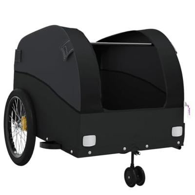 Fietstrailer 45 kg ijzer zwart - thumbnail