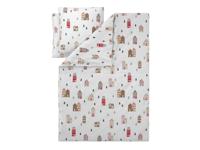 LIVARNO Dekbedovertrek 200 x 200 cm (Huisjes) - thumbnail