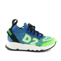 Dsquared2 Tomaia 73672 Sneaker Dames/Kids Blauw/Groen - Maat 36 - Kleur: GroenBlauw | Soccerfanshop - thumbnail