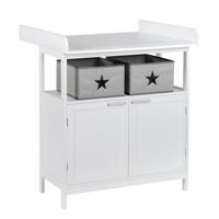 roba Commode Hamburg (2 deuren, Wit) - thumbnail
