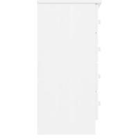 Ladekast ALTA 77x35x73 cm massief grenenhout wit - thumbnail