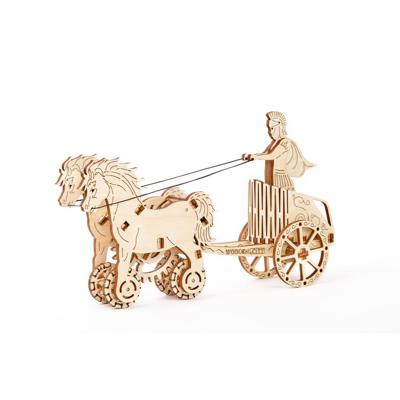 Romeinse strijdwagen hout Wooden City