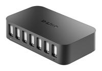 D-Link DUB-H7/E USB 2.0-hub 5 + 2 poorten Met snellaadpoort Zwart - thumbnail