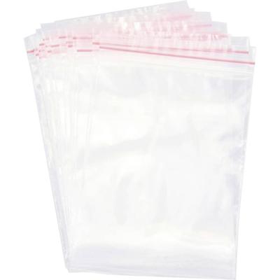 Hersluitbare zak zonder etiketstrook (b x h) 80 mm x 120 mm Transparant Polyethyleen 1 stuk(s) Hersluitbare zak zonder etiketstrook (b x h) 80 mm x 120 mm Transparant Polyethyleen 1 stuk(s)