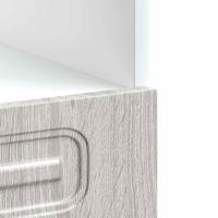 Ovenkast Kalmar bewerkt hout grijs sonoma eiken - thumbnail